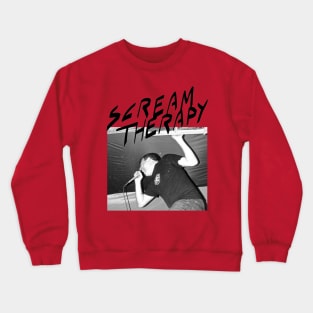 Scream Therapy Podcast Screamer block design Crewneck Sweatshirt